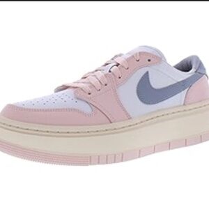 Nike Air Jordan 1 Elevate Low Women's Sneakers - Pink and White